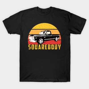 Chevrolet C10 K5 SquareBody 73-87 Chevy Truck Classic American C-10 Square Body Pickup Truck T-Shirt